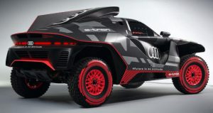 Audi fuelElectric Dakar car