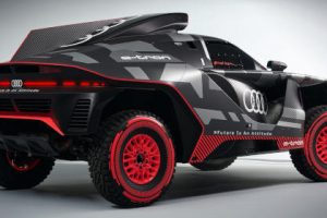 Audi fuelElectric Dakar car