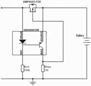 Diodes DZDH0401DW ideal diode controller app