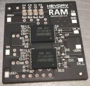 RAM PR1-Half-bridge inverter with embedded GaN transistors