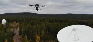 QuadSAT drone performs antenna tests on 15m antenna