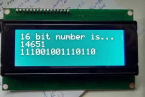 EinW 16bit potentiometer display