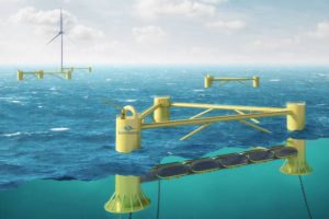 Bombora floating hybrid energy platform