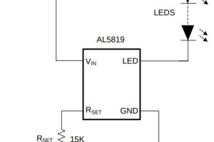 Diodes AL5819 led driver cct