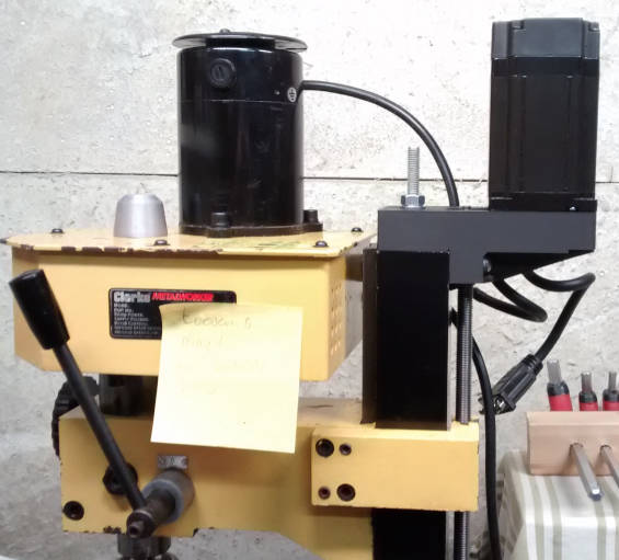 3d prints add stepper motors to an X1 micro mill