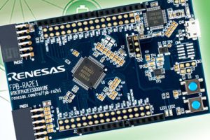 Anglia Renesas RA2E1 proto board