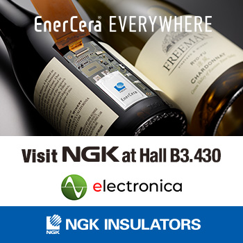 electronica 2022: Visit NGK at Hall B3. 430