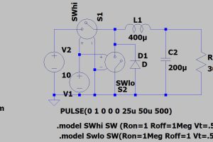 EinW LTspice synchronous buck