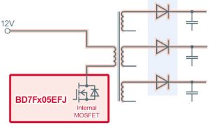 Rohm BD7F205EFJ-C автоматический DC-DC многоканальный выход