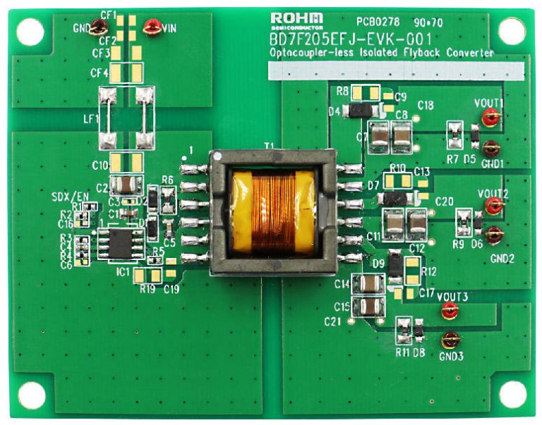 Small isolated dcdc converters suit electric vehicle gate drives