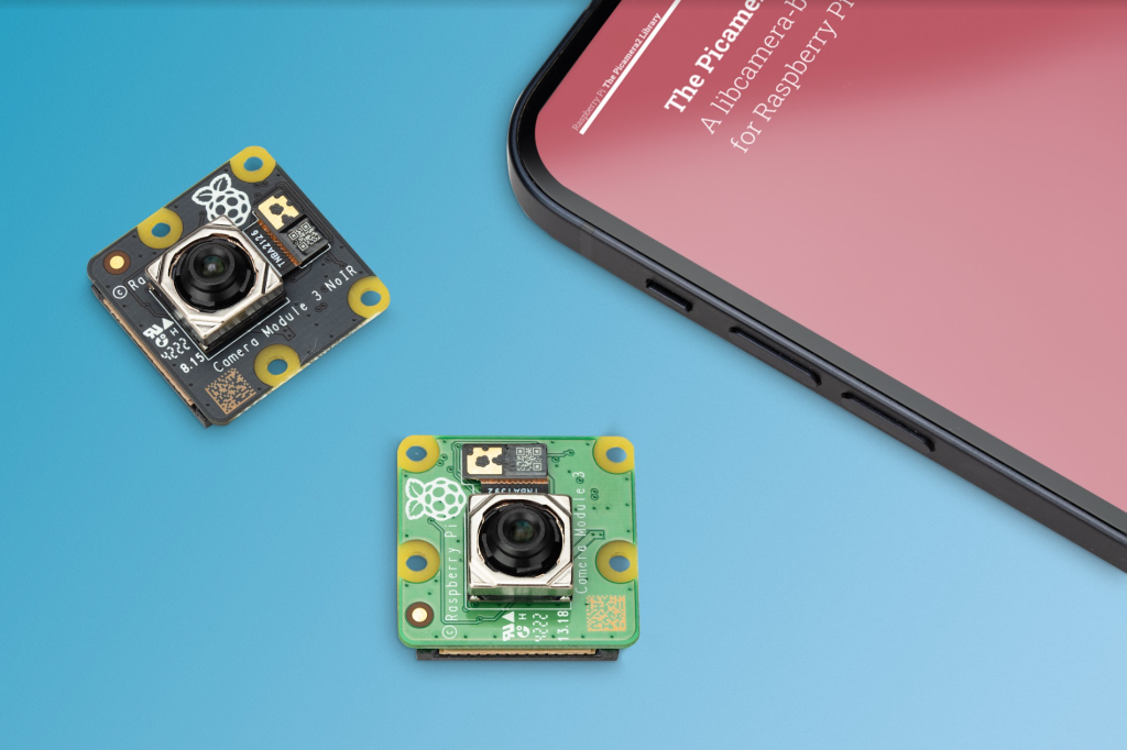 12MP Raspberry Pi Camera Module 3 adds autofocus,
dynamic-range imaging