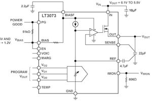 LT3073 linear regulator