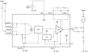 TI TPSF12C1-Q1 active EMC filter block