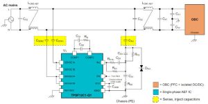 TI TPSF12C1-Q1 active EMC filter app