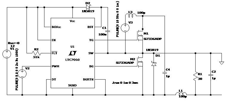 Synchronous Cuk converter with totem pole driver