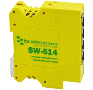 Brainboxes SW-514 industrial Ethernet switch