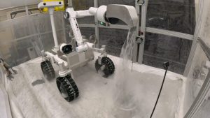 GITAI gets a grip with space robotics in simulated regolith chamber