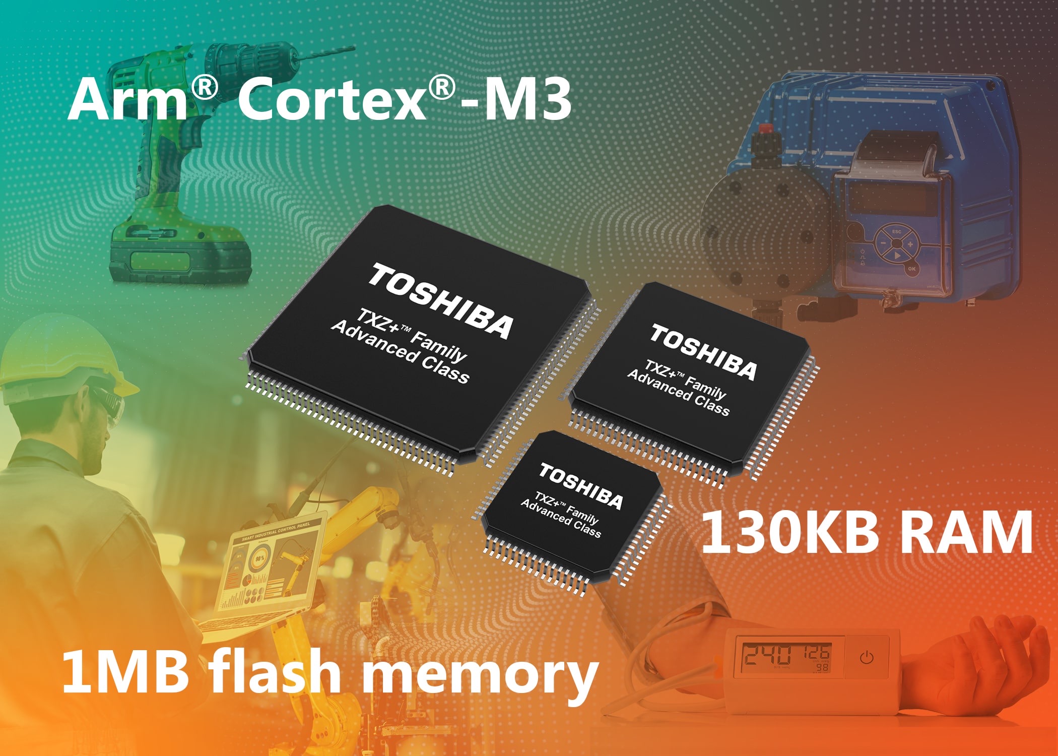 Toshiba adds code space to MCUs