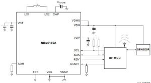 Nexperia NBM7100 coin cell power IC app