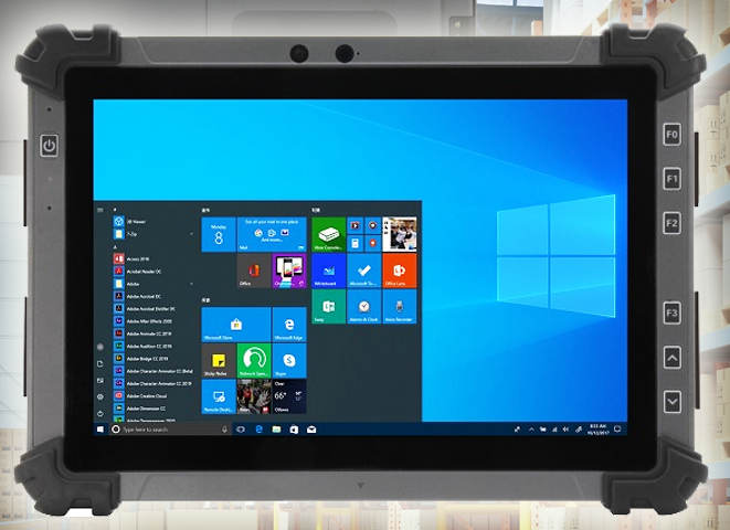 IP65 sealed 10.1 inch industrial tablet with optional LTE comms