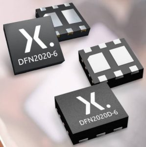 Nexperia dual bipolar with base resistors 2x2mm packages