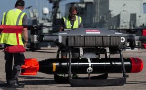 BAE T600 heavy drone with crew