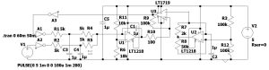 Un circuito chiuso PWM di un W