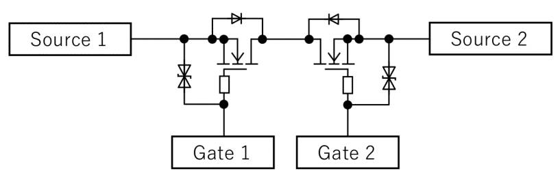 30V common-drain n-mosfet for bi-directional USB power