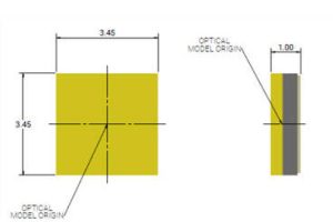 CutterElectronics Cree XPG4 HI led dimensions