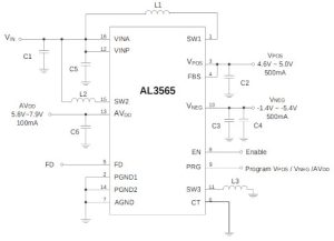 Diodes AL3565 oled dcdc