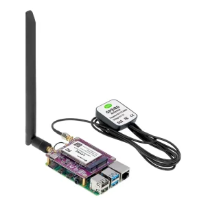 LR1302 LoRaWAN Gateway Module SPI US915 SX1302 connected with Hat