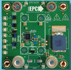 EPC9195 dcdc demo board top