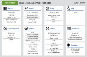 Blocco Renesas R9A02G021 RISC_V