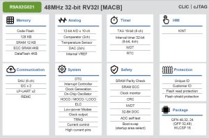 Renesas R9A02G021 RISC_V block