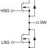 Vishay SiZF4800LDT dual mosfet cct