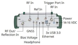 Anritsu MS2085A MS2089A cable analyser bottom view