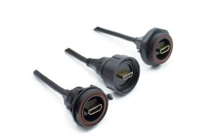 Circular data connectors for rugged conditions