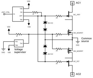 Qorvo cascode SiC jfet bidir circuit breaker