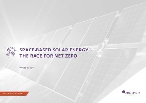 Space solar energy expected to heat by 2029