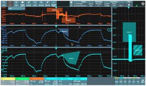 rohde-schwarz scope zone trigger display