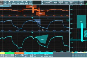 rohde-schwarz scope zone trigger display