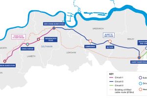 National Grid LPT2 power tunnel map