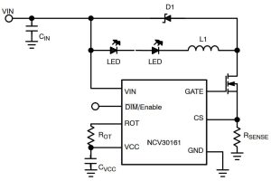 EinW OnSemi NCV30161 interestign dcdc