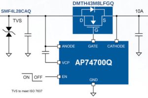 Diodes AP74700Q ideal diode controller app