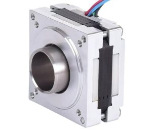 Moons large bore hollow shaft stepper motor