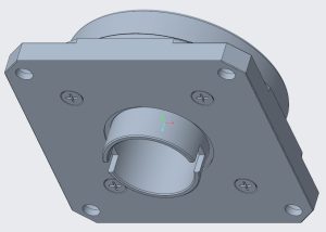 Moons HS-VHS stepper motor bayonet flange