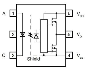 Vishay opto gate driver block