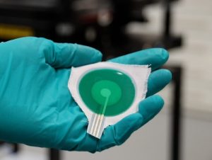 Wearable 'sticker' monitors people's breathing rates