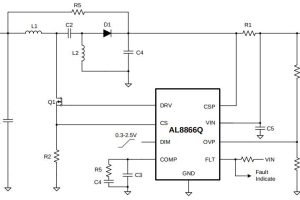 Diodes AL8866Q LED driver SEPIC