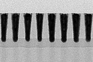 Imec TEM metallized 20nm pitch wires after a chemical mechanical polishing